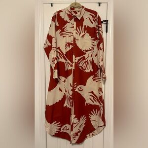 Maeve The Soren Long-Sleeve Shirt Dress NWT